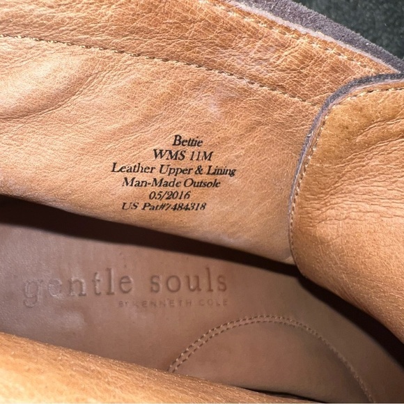 Gentle Souls by Kenneth Cole Women’s Bettie Leather Ankle Boots Size 11M - Picture 6 of 13